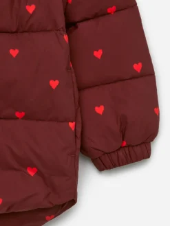 Print Puffer Jacket