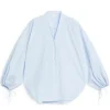Puff-Sleeve Blouse