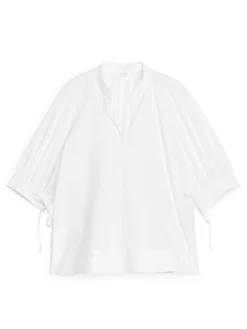 Puff-Sleeve Blouse