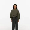 Pull-On Denim Trousers