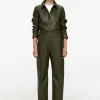 Relaxed Leather Trousers