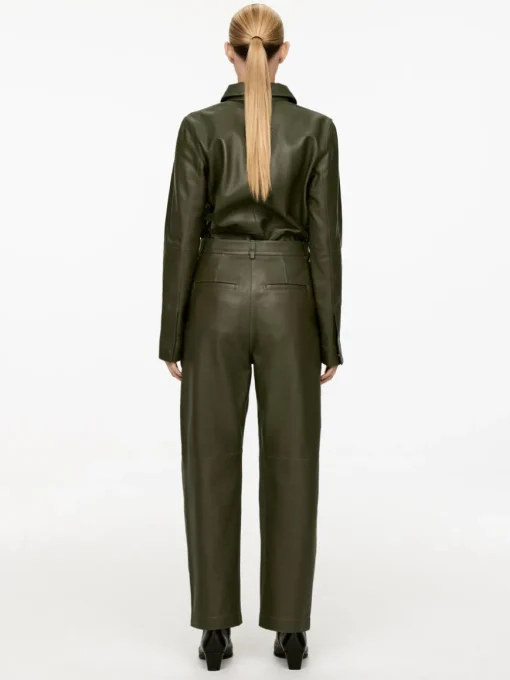 Relaxed Leather Trousers