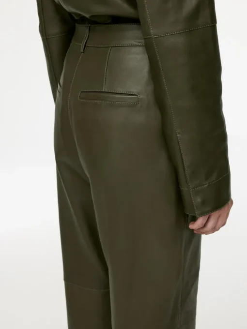 Relaxed Leather Trousers