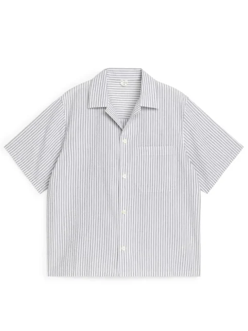 Relaxed Seersucker Shirt