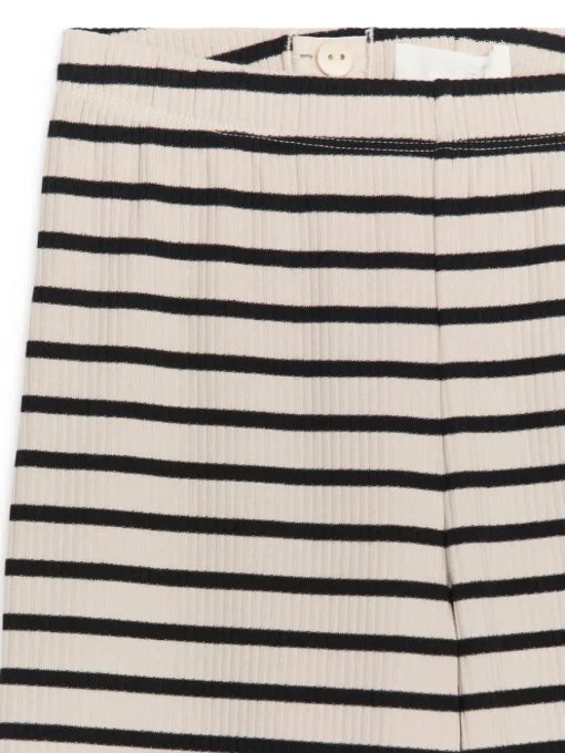 Rib Cotton Trousers