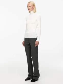 Roll-Neck Cotton Top