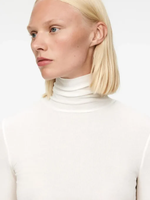 Roll-Neck Cotton Top