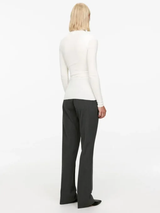 Roll-Neck Cotton Top