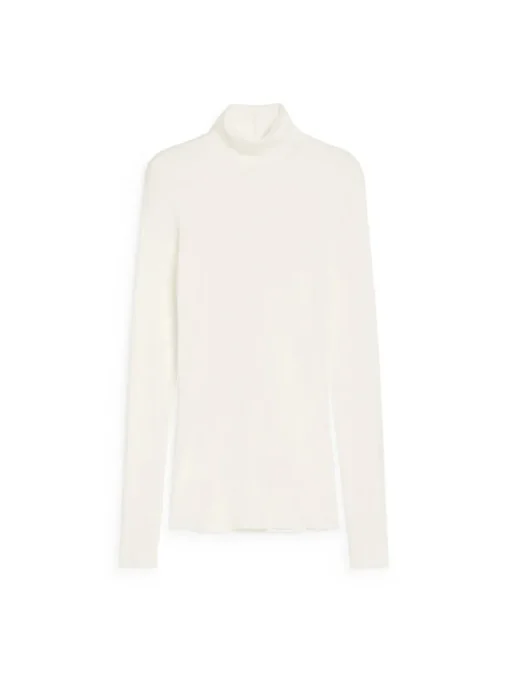 Roll-Neck Cotton Top