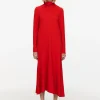 Roll-Neck Maxi Dress