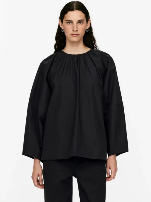 Scoop-Back Blouse