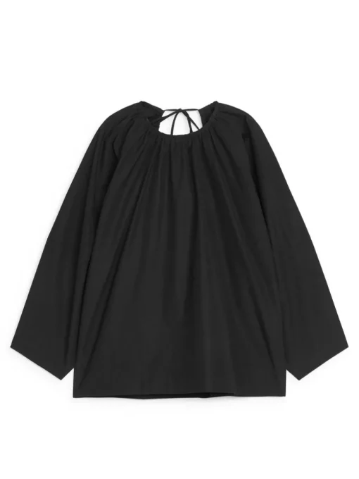 Scoop-Back Blouse