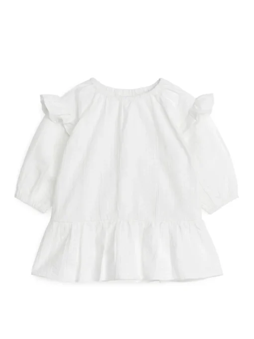 Seersucker Frill Dress