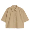 Short-Sleeve Cotton Shirt