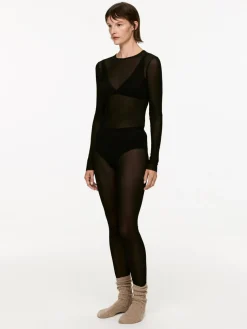 Silk Rib Leggings