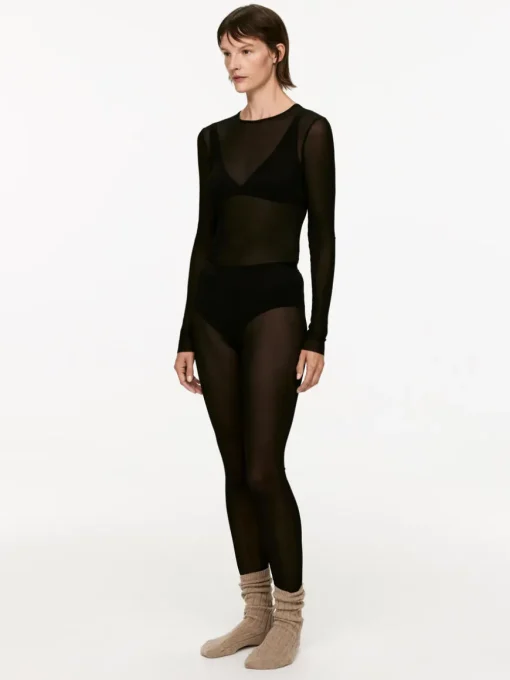 Silk Rib Leggings