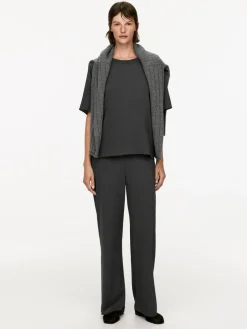 Silk-Crepe Trousers