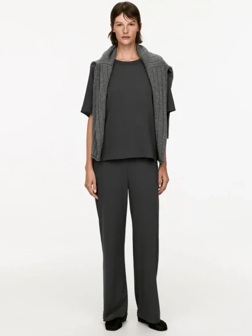 Silk-Crepe Trousers