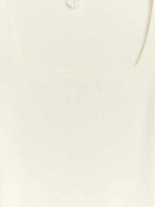 Square-Neck Rib Top