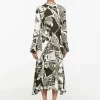 Stockholm Print Maxi Dress