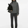 Stretch Zip-Detail Trousers