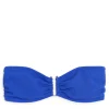 Textured Bandeau Bikini Top