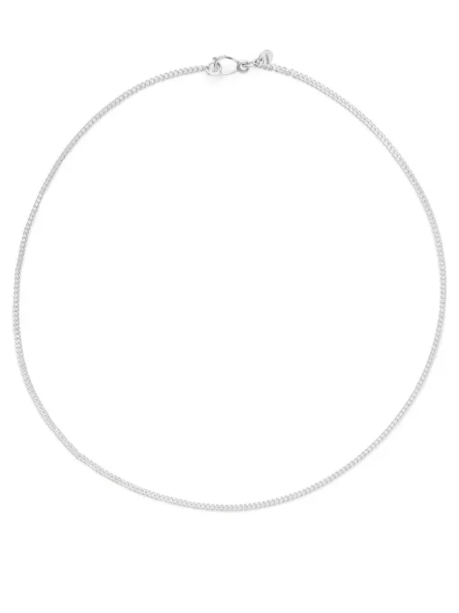 Thin Sterling Silver Chain Necklace