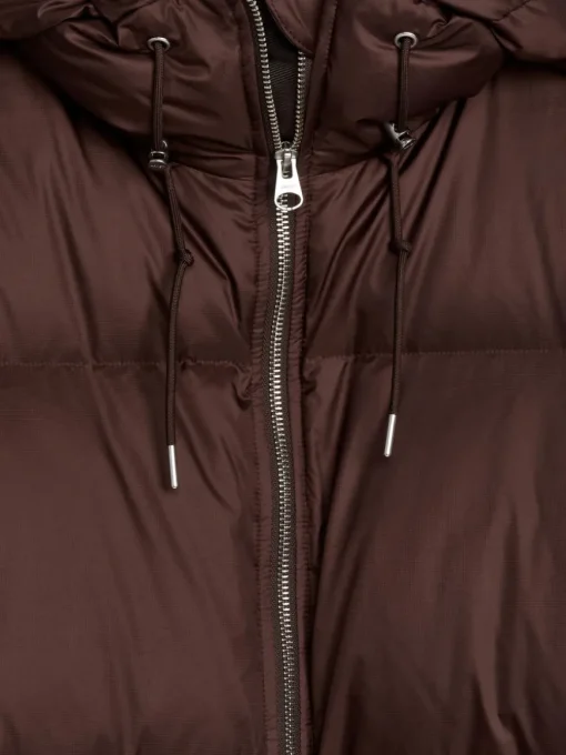 Upcycled Down Long Coat
