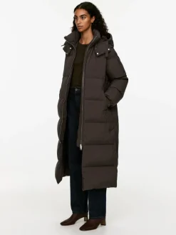 Upcycled Down Long Coat