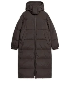 Upcycled Down Long Coat