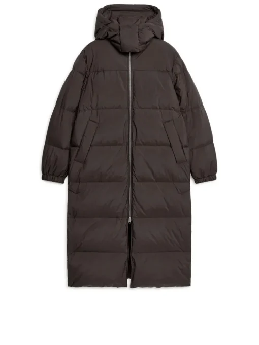 Upcycled Down Long Coat
