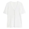 V-Neck Rib Top