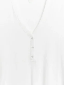 V-Neck Rib Top