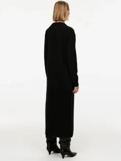 V-Neck Wool Dress