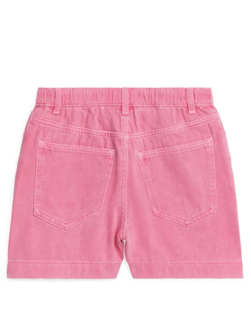 Washed Denim Bermuda Shorts