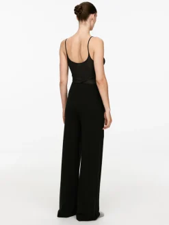 Wide Cashmere-Wool Trousers