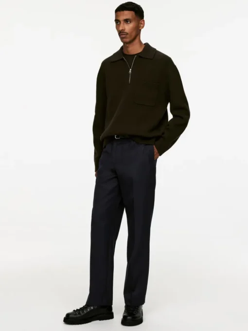 Wide Wool Trousers