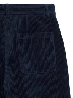 Wide-Leg Corduroy Trousers