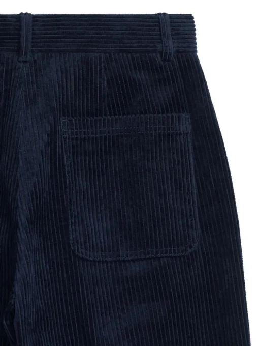 Wide-Leg Corduroy Trousers
