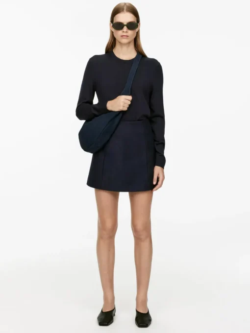 Wool Mini Skirt