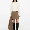 Wool-Blend Mini Skirt