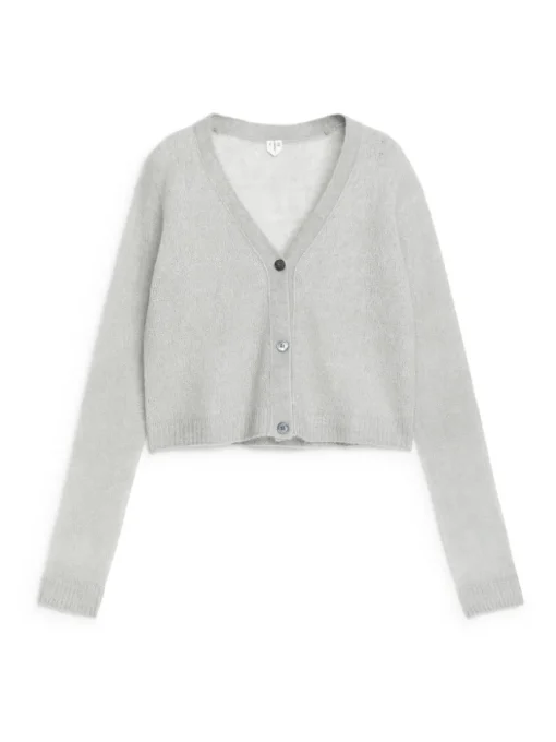 Wool-Mohair Blend Cardigan