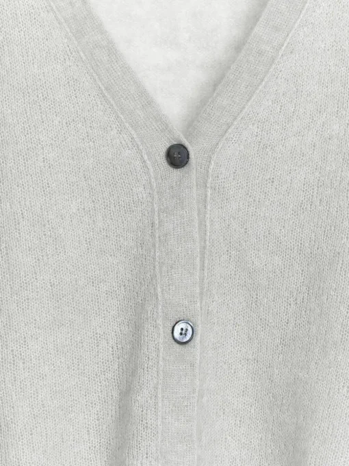 Wool-Mohair Blend Cardigan
